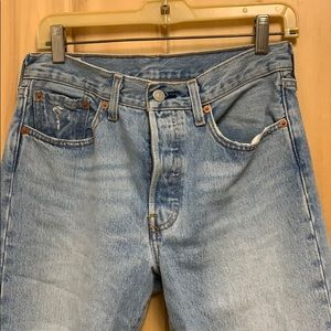 Levi’s 501 Skinny Premium Denim Light Wash Jeans